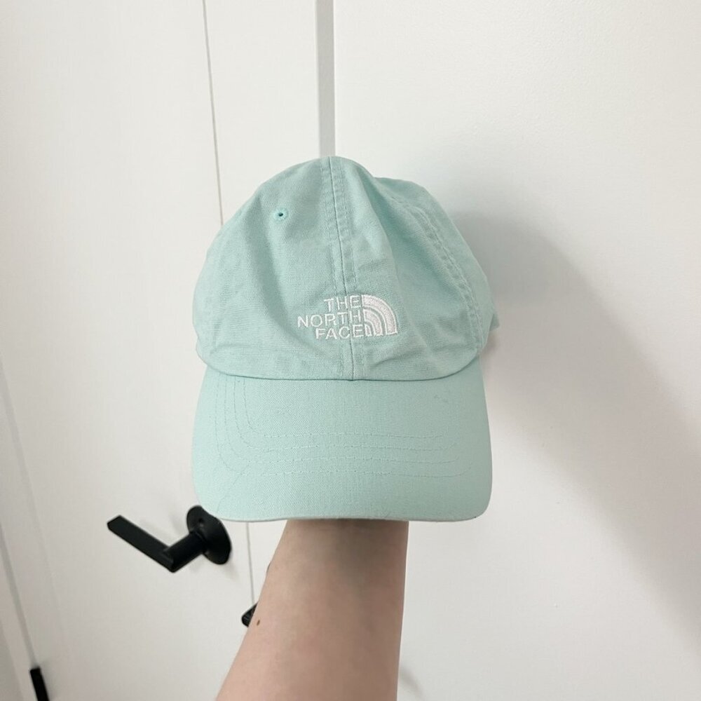 The North Face Light Blue Logo Baseball Cap